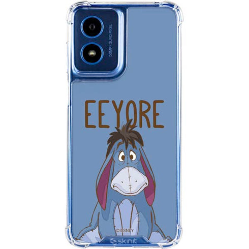 Disney Winnie the Pooh Eeyore Portrait Moto G Play 4G (2024) Clear Case