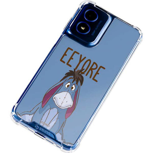 Disney Winnie the Pooh Eeyore Portrait Moto G Play 4G (2024) Clear Case