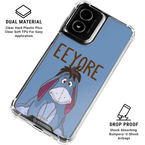 Disney Winnie the Pooh Eeyore Portrait Moto G Power 5G (2024) Clear Case