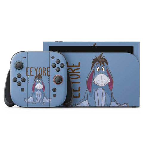Disney Winnie the Pooh Eeyore Portrait Nintendo Skins