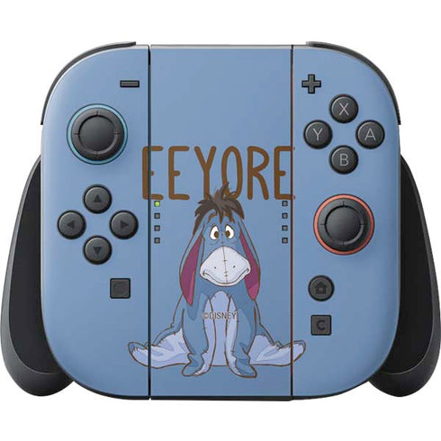 Disney Winnie the Pooh Eeyore Portrait Nintendo Switch 2 (2025) Joy-Con Controller Skin