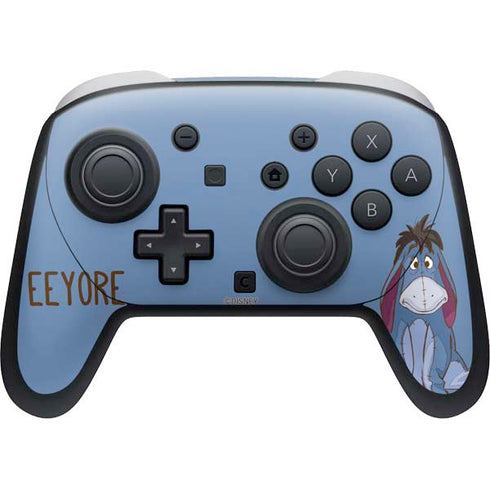 Disney Winnie the Pooh Eeyore Portrait Nintendo Switch 2 (2025) Pro Controller Skin
