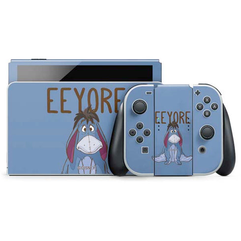 Disney Winnie the Pooh Eeyore Portrait Nintendo Skins