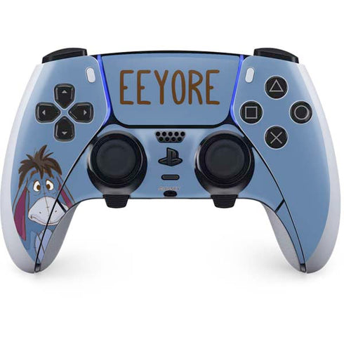 Disney Winnie the Pooh Eeyore Portrait PS5 DualSense Edge Pro Controller Skin