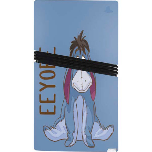 Disney Winnie the Pooh Eeyore Portrait PS5 Pro Console Skin