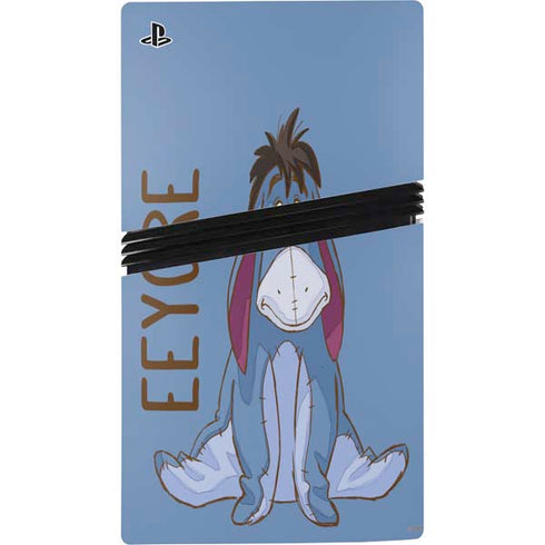 Disney Winnie the Pooh Eeyore Portrait PS5 Pro Disk Console Skin
