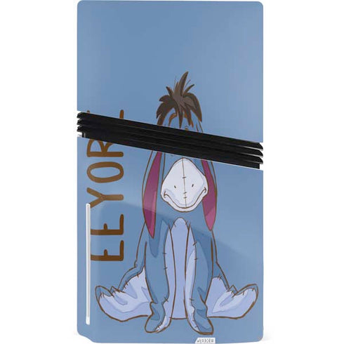 Disney Winnie the Pooh Eeyore Portrait PS5 Pro Disk Console Skin