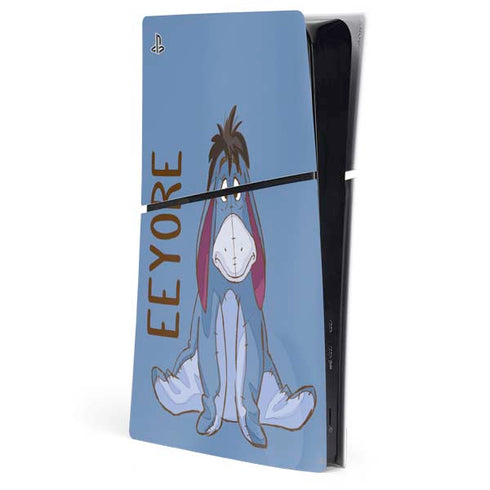 Disney Winnie the Pooh Eeyore Portrait PS5 Slim Digital Edition Console Skin