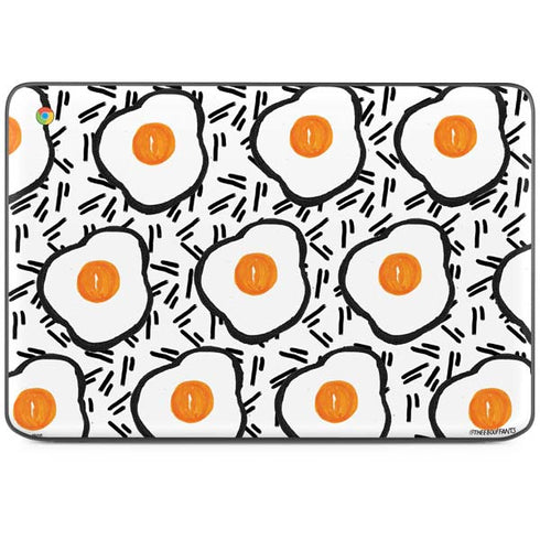 Bouffants and Broken Hearts Eggs HP Chromebook Skin