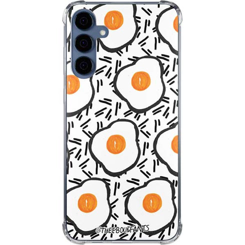 Bouffants and Broken Hearts Eggs Galaxy A35 5G Clear Case