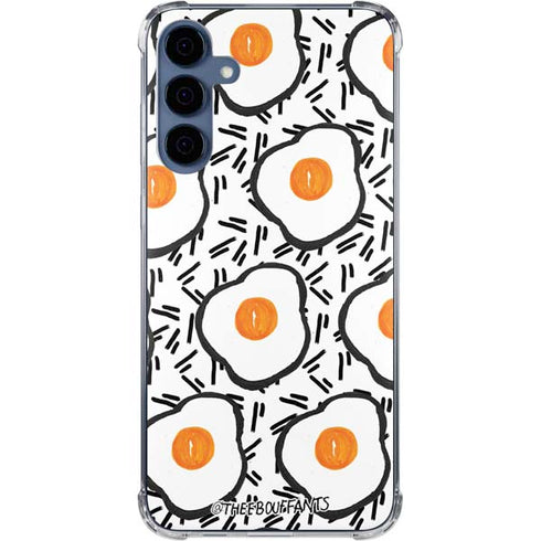 Bouffants and Broken Hearts Eggs Galaxy A55 5G Clear Case