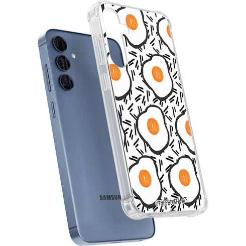 Bouffants and Broken Hearts Eggs Galaxy A55 5G Clear Case