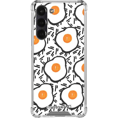 Bouffants and Broken Hearts Eggs Galaxy S24 FE Clear Case