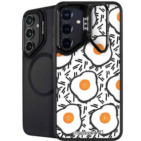 Bouffants and Broken Hearts Eggs Galaxy S25 Kickstand Case