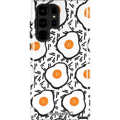 Bouffants and Broken Hearts Eggs Galaxy Cases