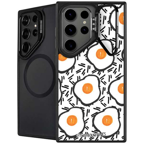 Bouffants and Broken Hearts Eggs Galaxy S25 Ultra Kickstand Case