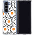 Bouffants and Broken Hearts Eggs Galaxy Z Fold5 5G Clear Case
