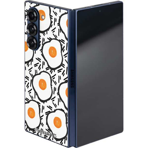 Bouffants and Broken Hearts Eggs Galaxy Z Fold6 Skin