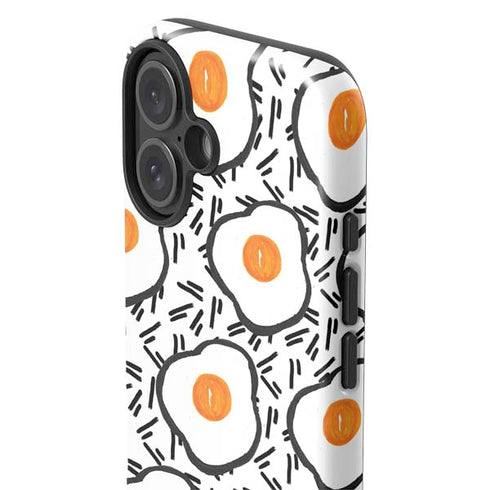 Bouffants and Broken Hearts Eggs iPhone 16 Impact Case