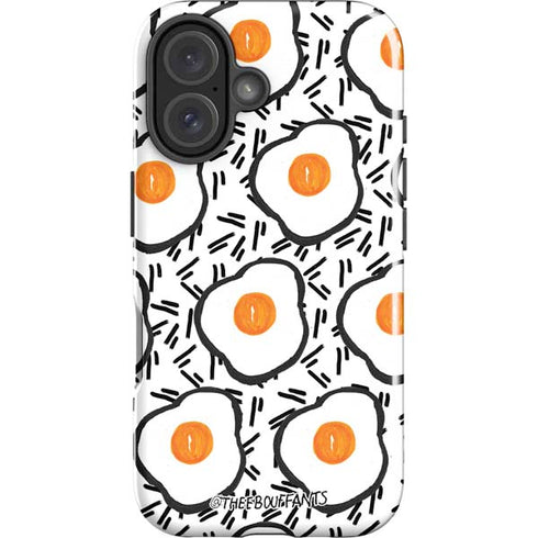 Bouffants and Broken Hearts Eggs iPhone 16 Plus Impact Case