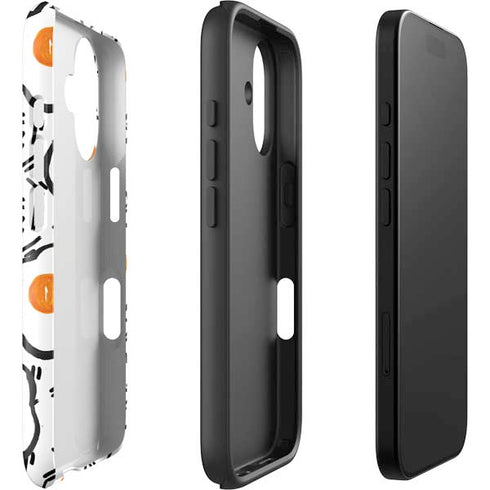 Bouffants and Broken Hearts Eggs iPhone 16 Plus Impact Case