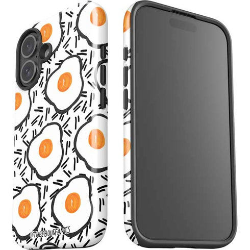 Bouffants and Broken Hearts Eggs iPhone 16 Plus Impact Case