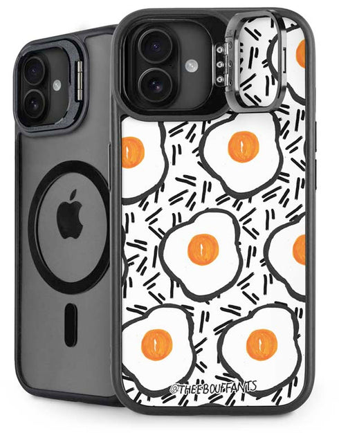Bouffants and Broken Hearts Eggs iPhone 16 Plus Kickstand Case