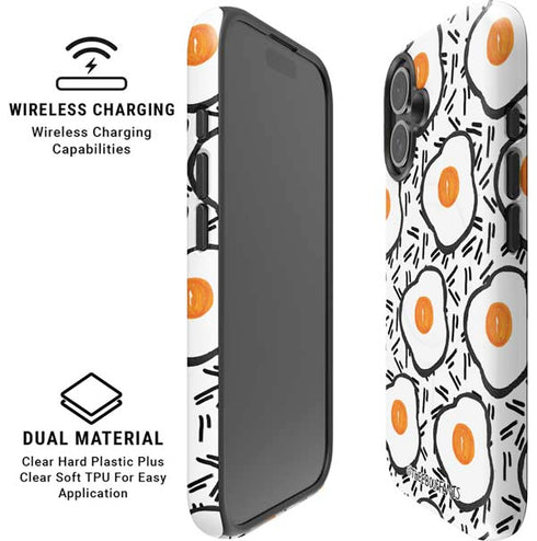 Bouffants and Broken Hearts Eggs iPhone 16 Plus Magsafe Impact Case