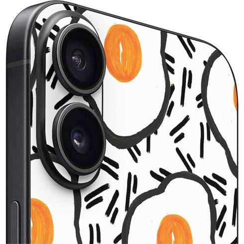 Bouffants and Broken Hearts Eggs iPhone 16 Plus Skin