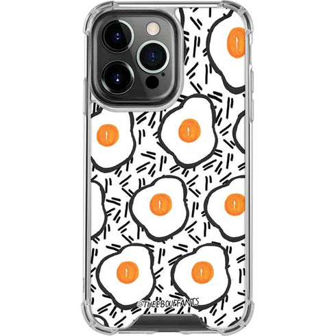 Bouffants and Broken Hearts Eggs iPhone 16 Pro Clear Case