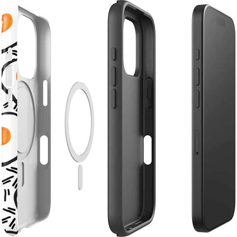 Bouffants and Broken Hearts Eggs iPhone 16 Pro Magsafe Impact Case