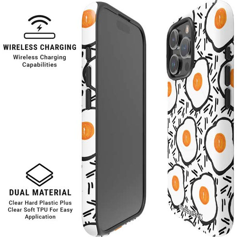 Bouffants and Broken Hearts Eggs iPhone 16 Pro Magsafe Impact Case