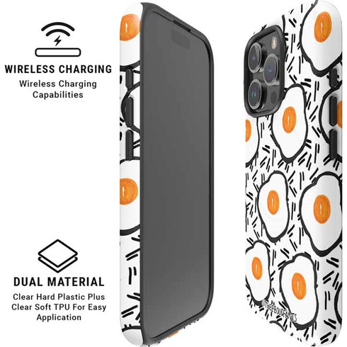 Bouffants and Broken Hearts Eggs iPhone 16 Pro Max Magsafe Impact Case