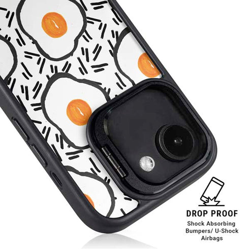 Bouffants and Broken Hearts Eggs iPhone 16e Kickstand Case