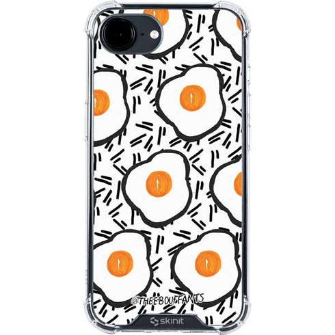 Bouffants and Broken Hearts Eggs iPhone 16e Clear Case