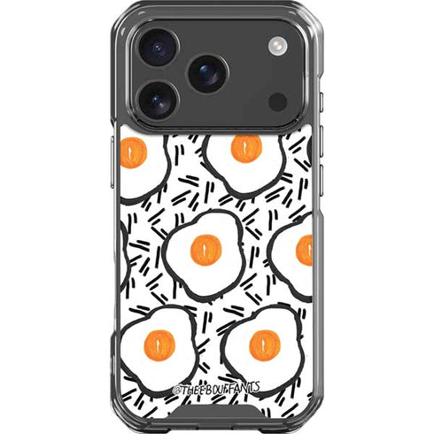 Bouffants and Broken Hearts Eggs iPhone 18 Pro Clear Case