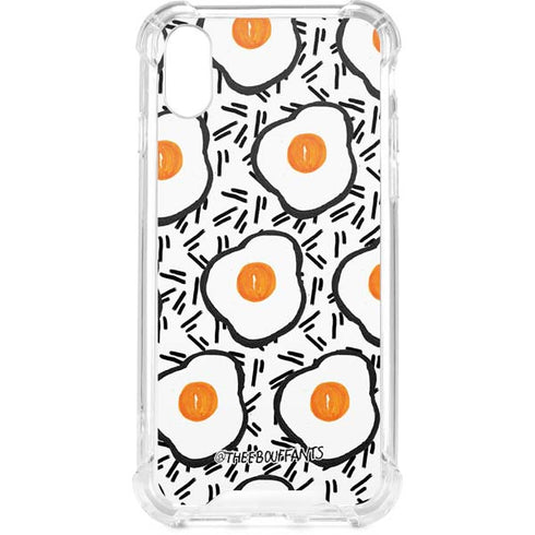 Bouffants and Broken Hearts Eggs iPhone XS Clear Case