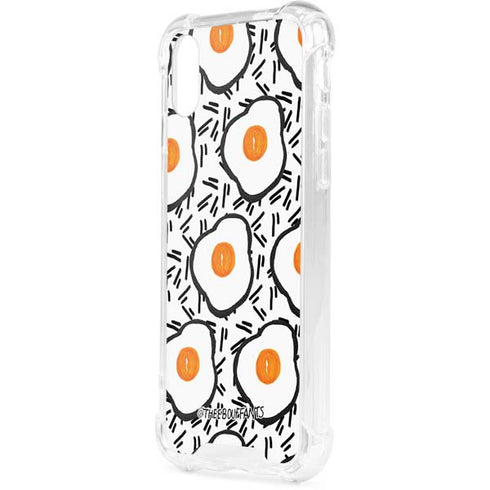 Bouffants and Broken Hearts Eggs iPhone XS Clear Case