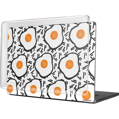 Bouffants and Broken Hearts Eggs MacBook Cases