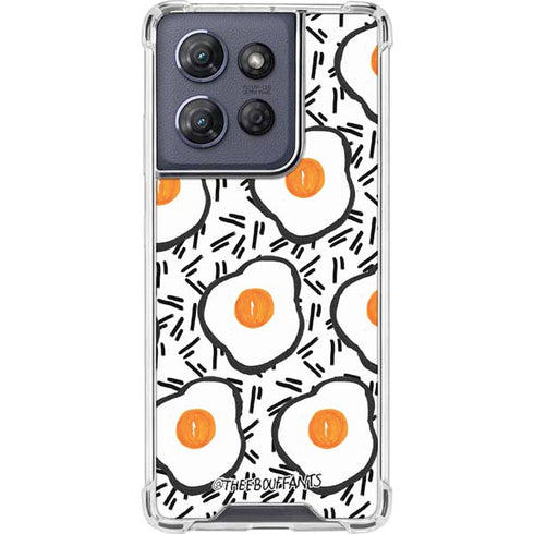 Bouffants and Broken Hearts Eggs Moto G 5G (2025) Clear Case