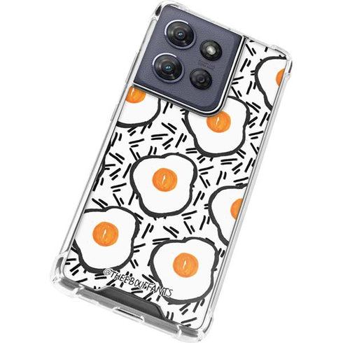 Bouffants and Broken Hearts Eggs Moto G 5G (2025) Clear Case