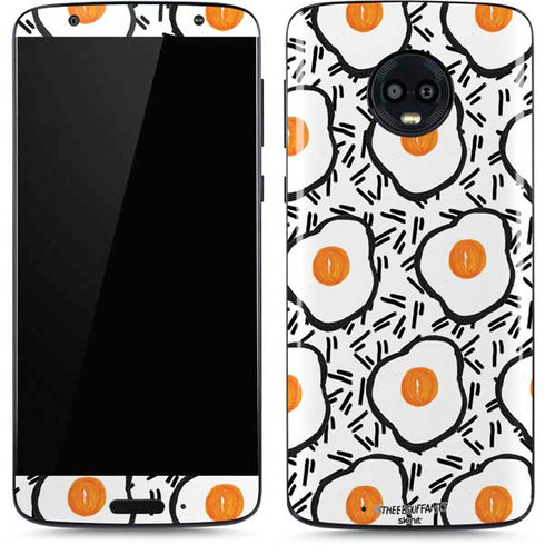 Bouffants and Broken Hearts Eggs Moto G6 Skin