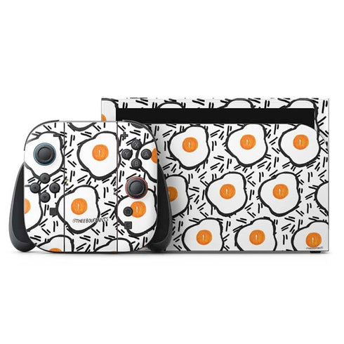 Bouffants and Broken Hearts Eggs Nintendo Switch 2 (2025) with Joy-Con Skin