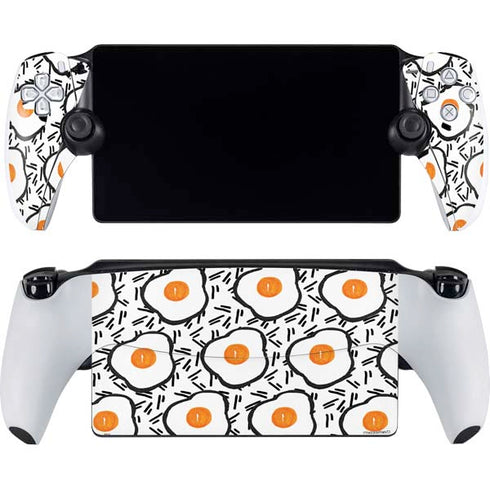 Bouffants and Broken Hearts Eggs PlayStation Portal Remote Player Skin