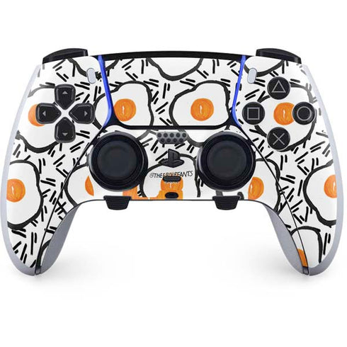 Bouffants and Broken Hearts Eggs PS5 DualSense Edge Pro Controller Skin