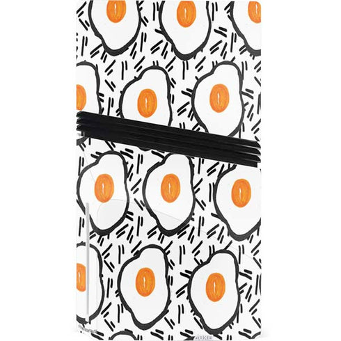 Bouffants and Broken Hearts Eggs PS5 Pro Disk Console Skin