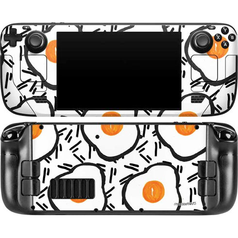 Bouffants and Broken Hearts Eggs Steam Deck Handheld Gaming Computer OLED Skin