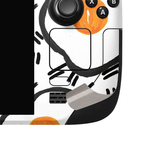 Bouffants and Broken Hearts Eggs Steam Deck Handheld Gaming Computer OLED Skin