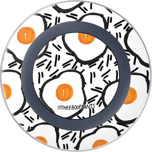 Bouffants and Broken Hearts Eggs Wireless Charger Skin