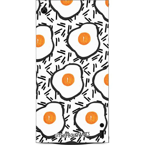 Bouffants and Broken Hearts Eggs XBox Series X Digital Edition Console Skin